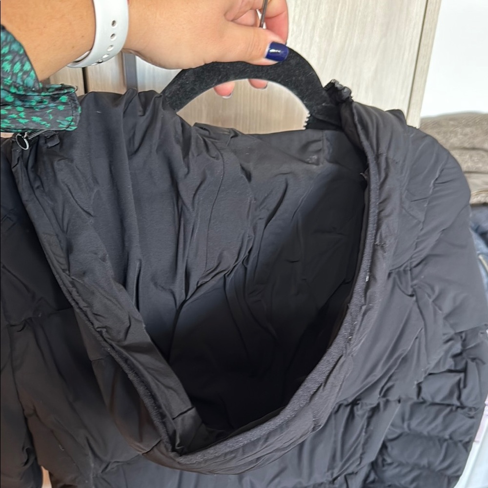 Add Down Black Quilted Jacket - Picture 4 of 7